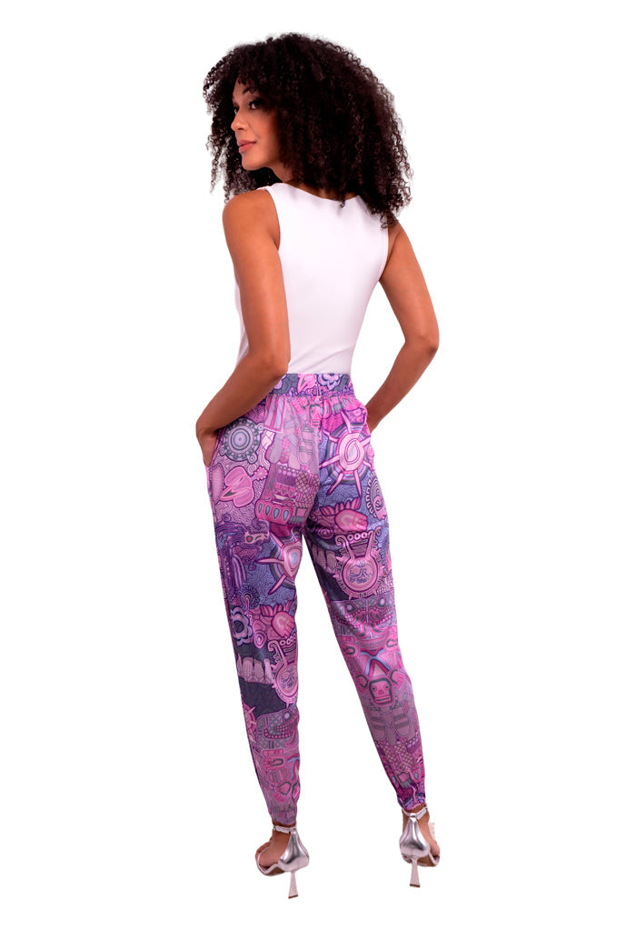 Pantalón Diosas Mexicas Lila