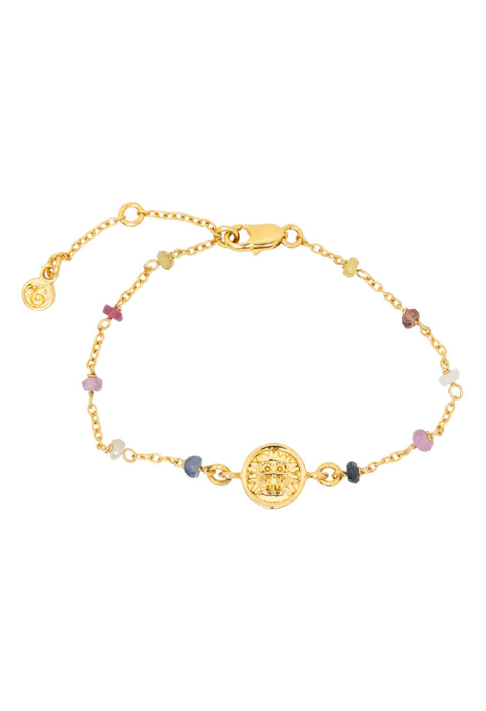 Pulsera Coatl Ajustable Zafiro
