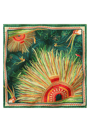 Mascada Arte Plumaria 90 cm