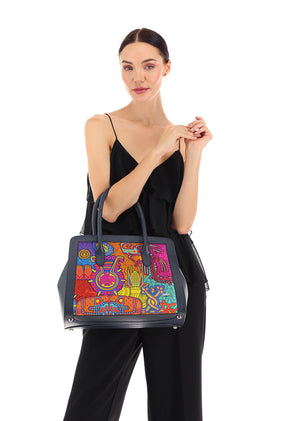 Bolsa Muul Marino Diosas Mexicas