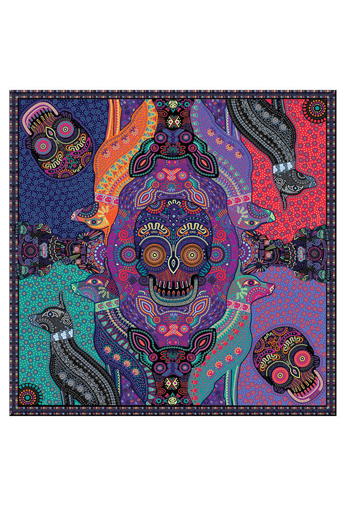 Mascada Día de Muertos Mictlán 54 cm