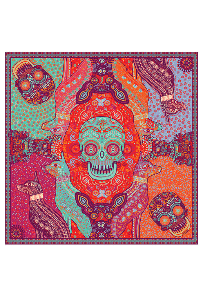 Mascada Día de Muertos Mictlán 54 cm