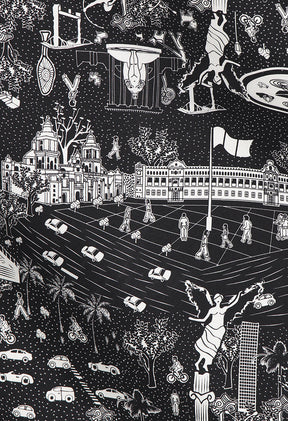 Mascada Mi Ciudad 54 cm