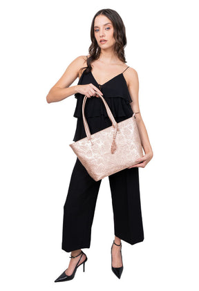 Tote K'iin Saffiano Grabado Mariposa