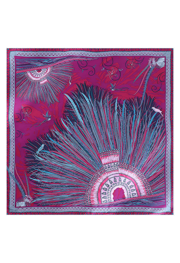 Mascada Arte Plumaria 54 cm