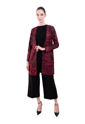 Saco Yaocihuatl Quetzalcóatl Negro/Rojo