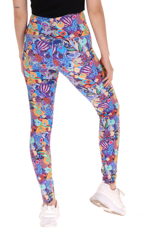 Leggins Metztli Fruta Mexicana Morado