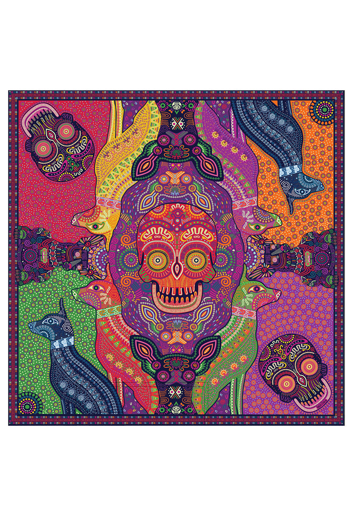 Mascada Día de Muertos Mictlán 54 cm