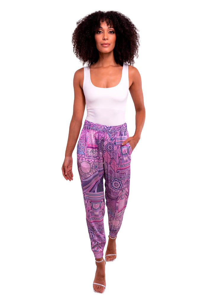 Pantalón  Diosas Mexicas Lila