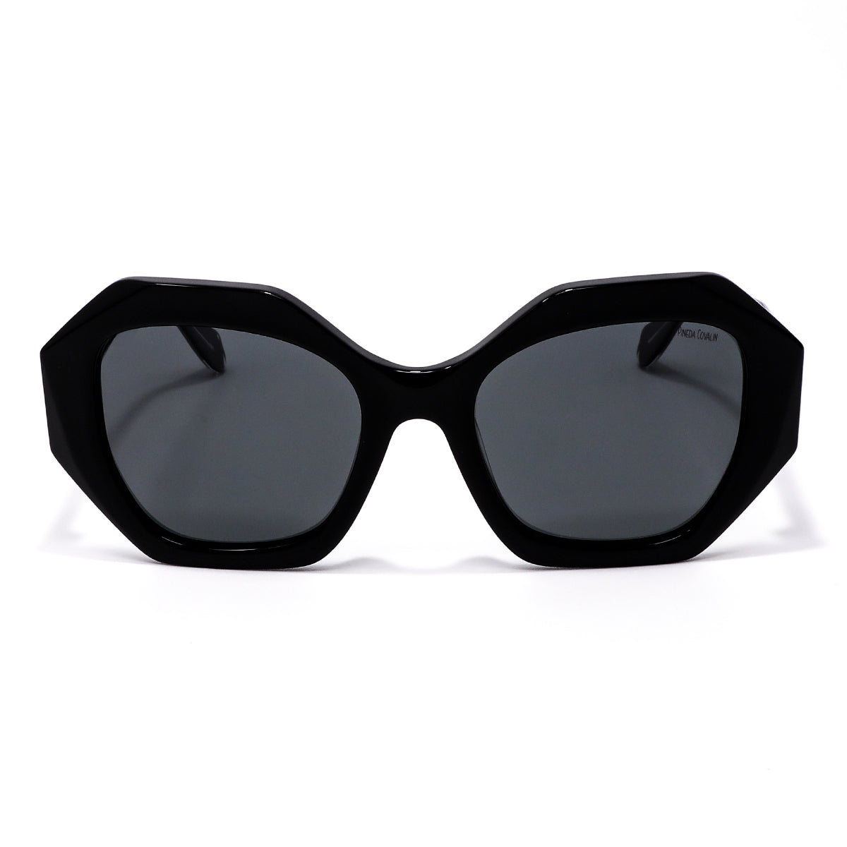 Lentes de Sol Hexagonales Negro Mariposa Monarca