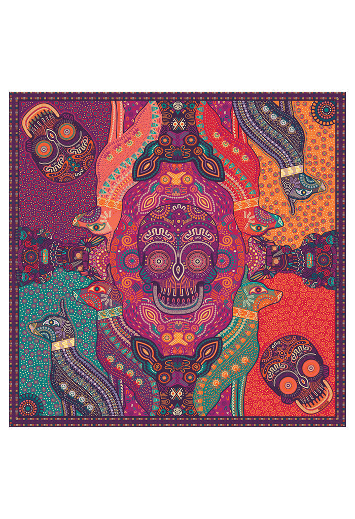 Mascada Día de Muertos Mictlán 54 cm