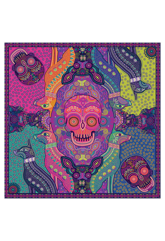 Mascada Día de Muertos Mictlán 54 cm