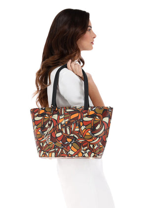 Tote K'iin Saffiano Mariposa Abstracta