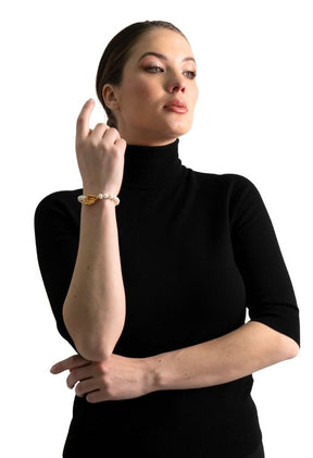 Pulsera Mariposa con Perlas