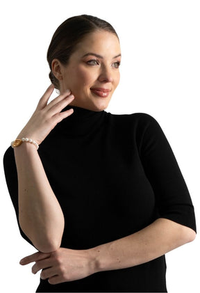 Pulsera Mariposa con Perlas