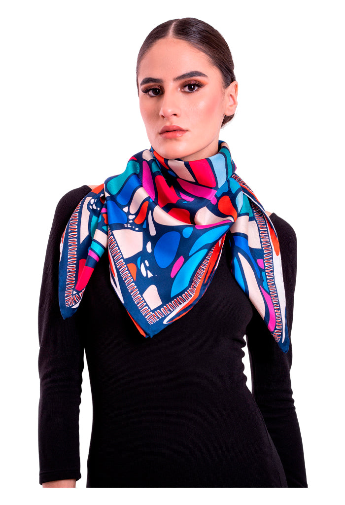 Mascada Mariposa Abstracta 90 cm