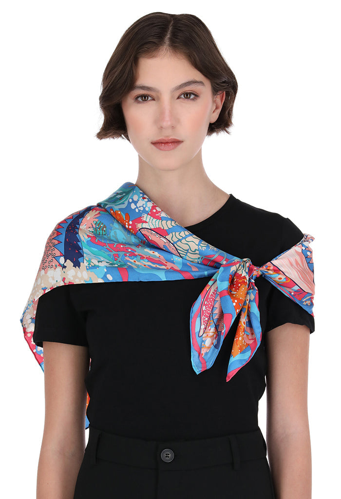 Mascada Ballena Gris 90 cm