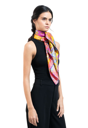 Mascada Mi Ciudad a Color 90 cm