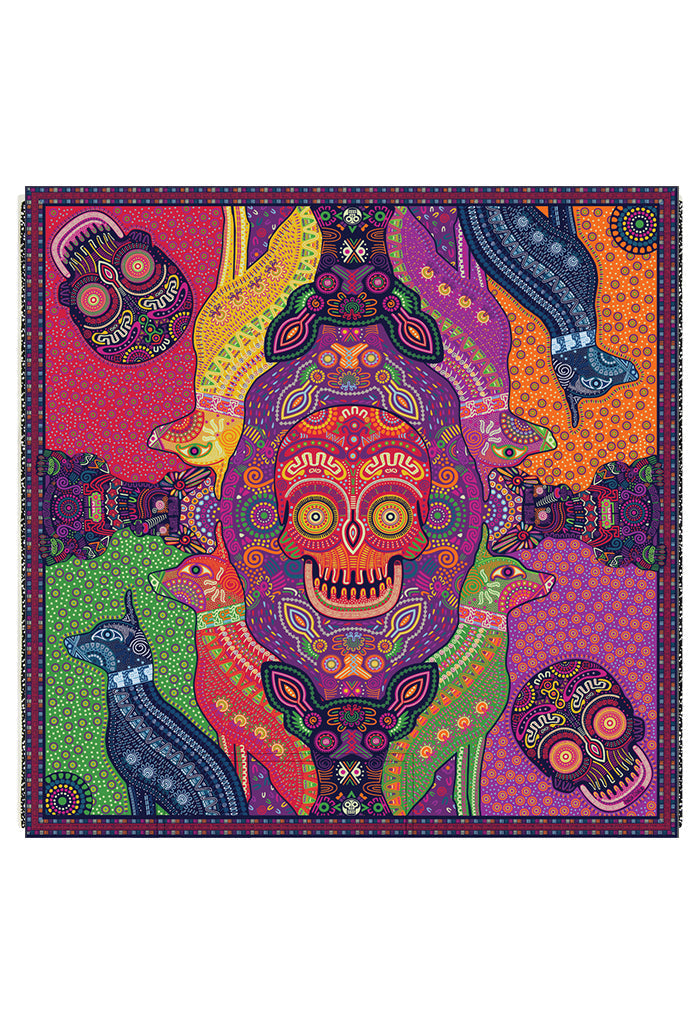 Mascada Día de Muertos Mictlán 90 cm