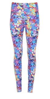 Leggins Metztli Fruta Mexicana Morado