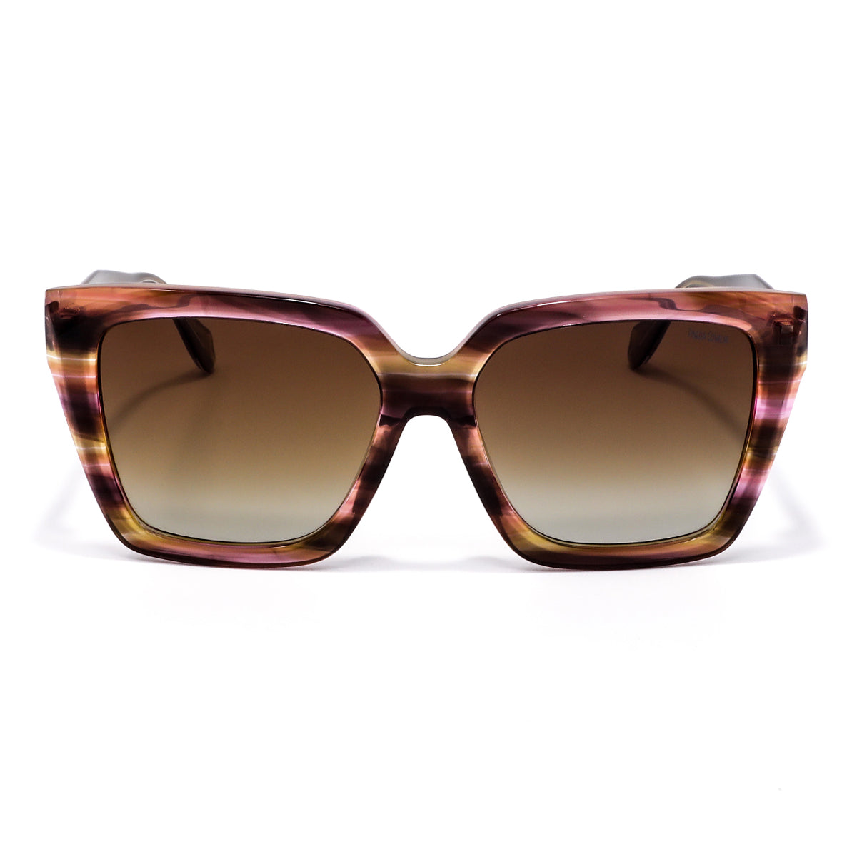 Lentes de Sol Cuadrados Rosa Degradado Mariposa Monarca