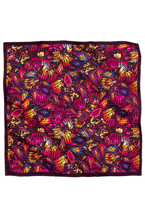 Mascada Mariposa Bordada 90 cm