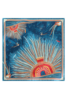 Mascada Arte Plumaria 90 cm