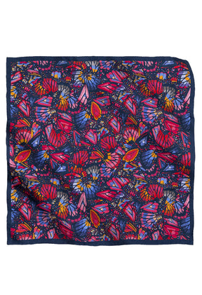 Mascada Mariposa Bordada 90 cm