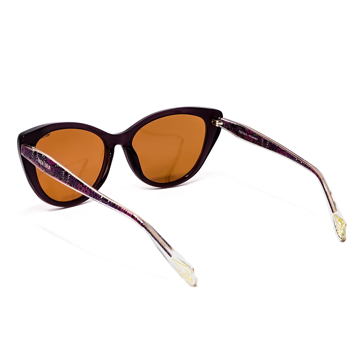 Lentes de Sol Cat Eye Violeta Mariposa Monarca