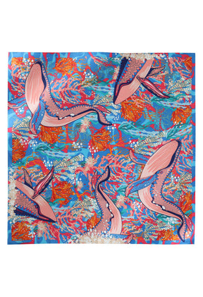 Mascada Ballena Gris 90 cm