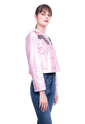 Bomber Xochisuatl Diosas Rosa