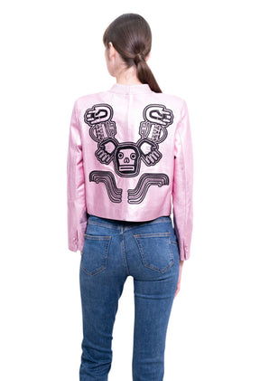 Bomber Xochisuatl Diosas Rosa