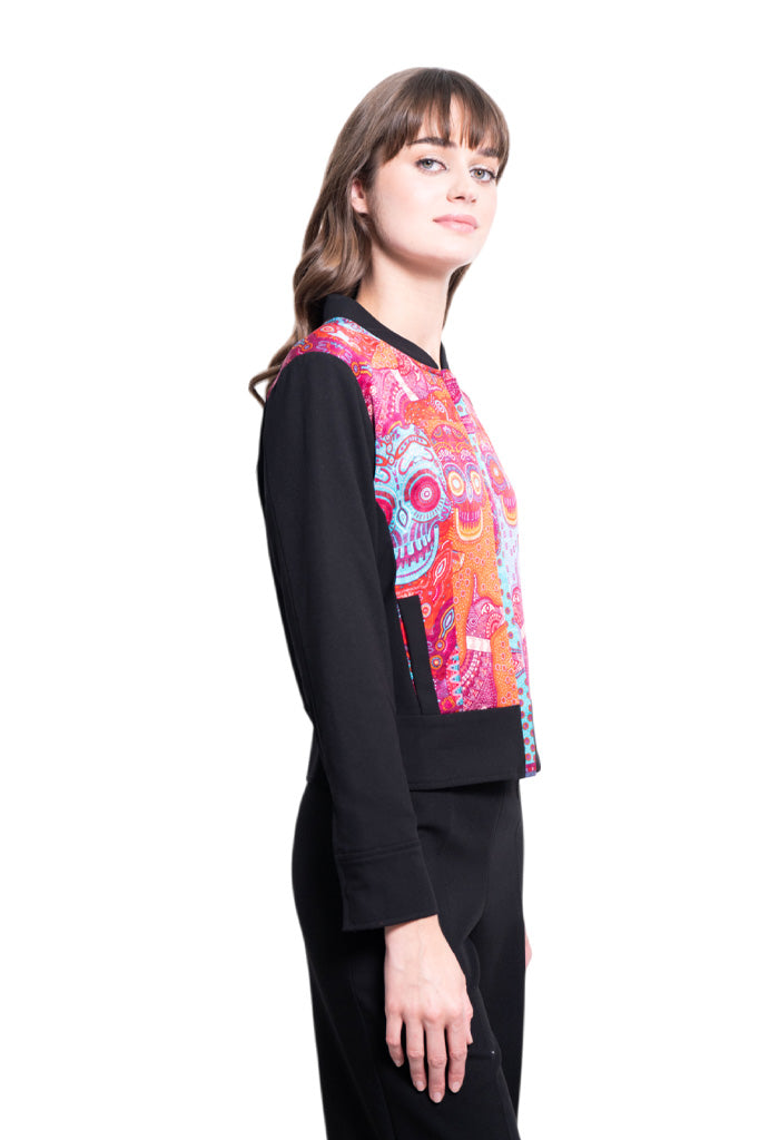 Bomber Okomej Día de Muertos Mictlán Naranja