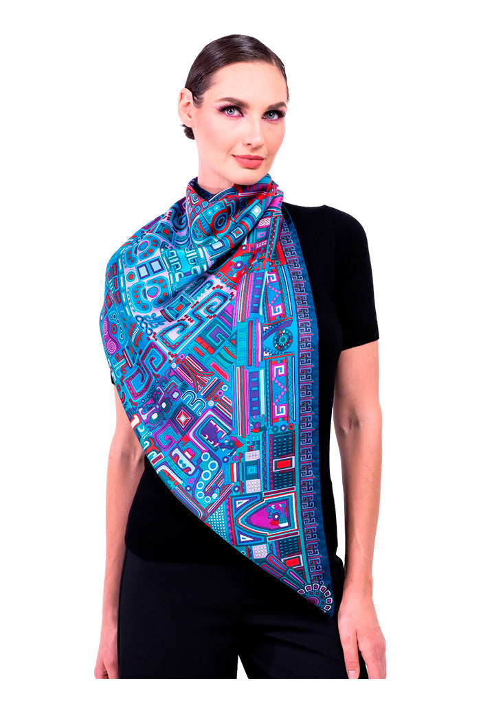 Mascada Ruta Puuc 90 cm