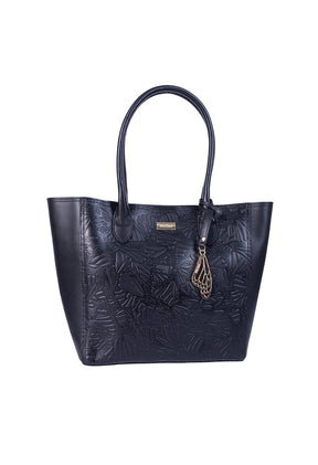 Tote Kuuch de Piel Grabado Mariposa