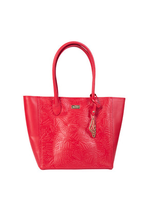 Tote Kuuch de Piel Grabado Mariposa