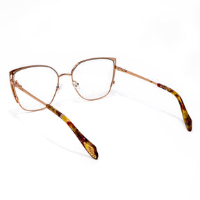 Lentes Oftálmicos Cat Eye Oro Rosa